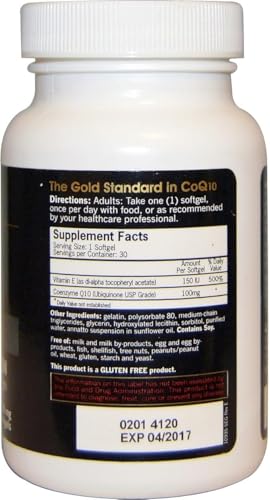 Image of Qunol Ultra CoQ10 100mg Softgels- 3x Better Absorption, Antioxidant for Heart Health & Energy Production, Coenzyme Q10 Vitamins and Supplements, 1 Month Supply, 30 Count