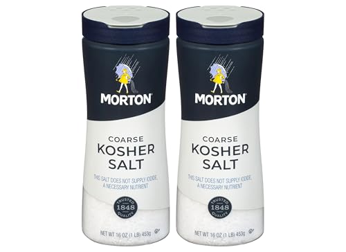 Morton Coarse Kosher Bottle, 1Lb, 2 Pack
