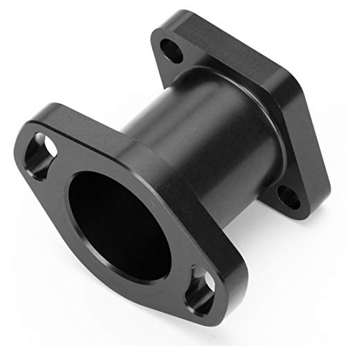 Image of FVRITO Performance Racing Intake Pipe Inlet Manifold Compatible with Predator 212cc ct200u GX160 GX200 6.5HP OHV Chinese 196cc clone Engines Mini Bike Go Kart Black