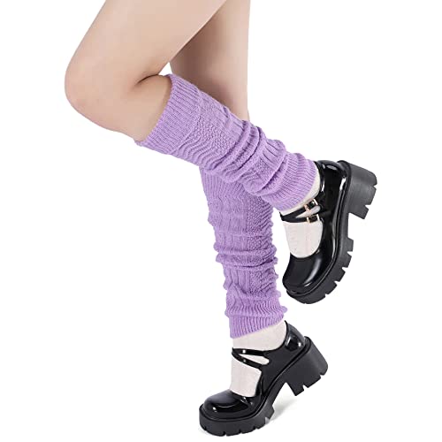 Zando Leg Warmers For Women & Girls - Cute Soft Kawaii Y2K Casual Leg Socks For Goth & Gyaru & Harajuku Halloween Accessories4
