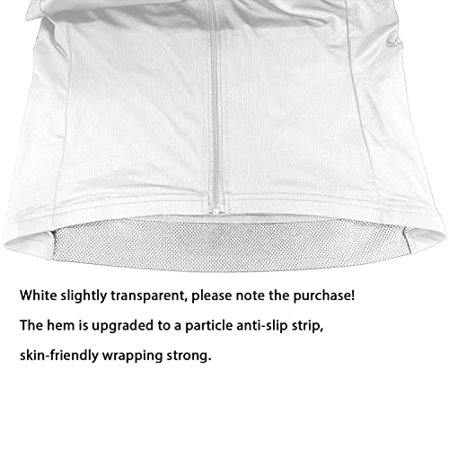 Lo.gas Radtrikot Damen Kurzarm,Fahrradtrikot Rennrad Trikot Atmungsaktiv Frauen Fahrrad Shirt Sommer Fahrradjacke Radfahren Top Mit 3 Taschen M Beige