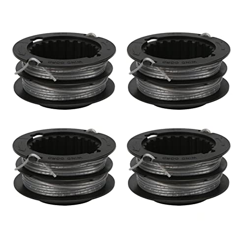 Eyoloty SB00L00 String Trimmer Replacement Spool 17ft .080' Compatible with Greenworks ST60V ST60V-T0 80V ST80L200 Front Mount String Trimmer Refills Dual Line 2901619 2906302 (4 Pack)