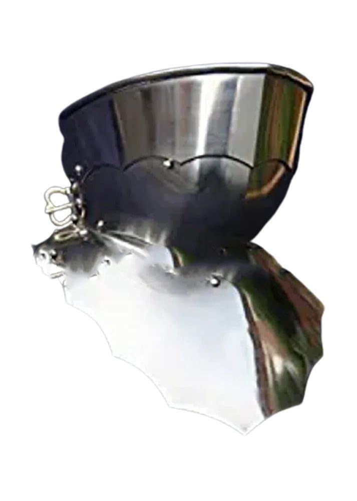 NauticalMart SCA LARP 15th Century Medieval Bevor with Falling Lame