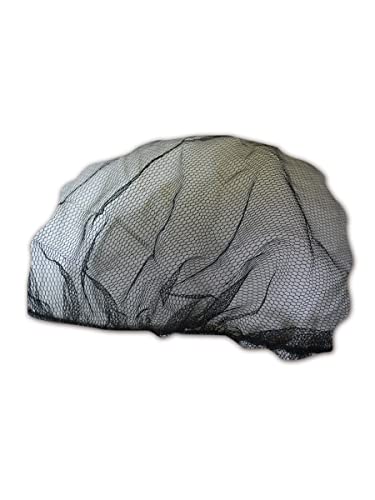 Magid Keystone 2020Bk Black Adjustable Cap Co Lightweight Nylon Mesh Disposable Hairnet, 20" Diameter (100 Per Dispenser) #TOP26