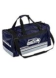 Seattle Seahawks Medium Striped Core Duffle Bag