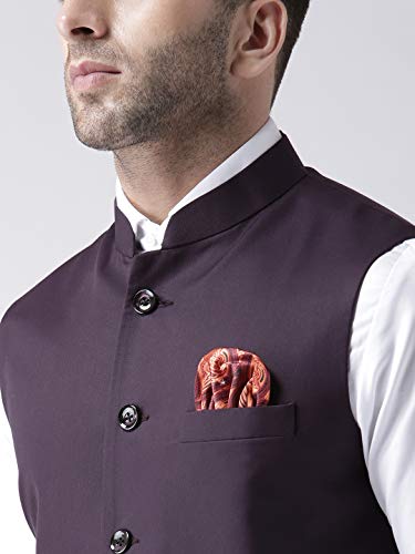 Image of hangup Men's Synthetic Notch Lapel Suit (2BasketTR Purple 44