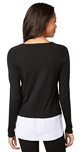 TOM TAILOR Blouse Mix Sweater Felpa Donna