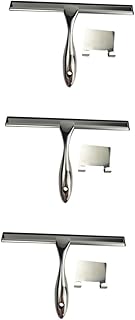 LALAFINA 3 Pcs Squeegee for Car Hand Squeegee Glass Shower Door Floor Squeegee Stainless Steel Window Squeegee Window Cleaner Window Cleaning Tool Scraper Glass Brush Manual