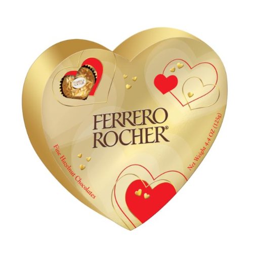 Ferrero Rocher, Premium Milk Chocolate Hazelnut, Individually Wrapped, Chocolate Gift Box, 16 Count, 7 oz
