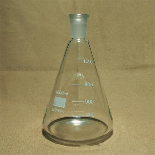Flacon Erlenmeyer en verre 1000 ml avec col 24/40 pour laboratoire - 5