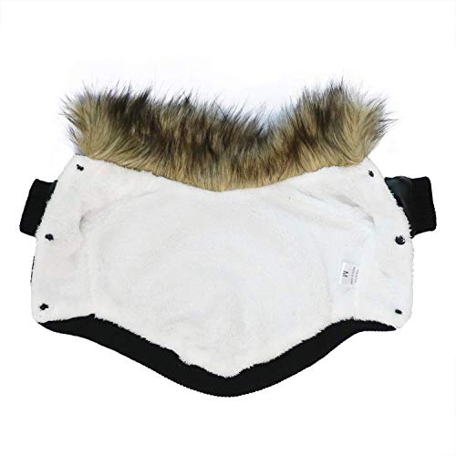 Rypet Dog Leather Jacket Waterproof - Small Dog Winter Coat Puppy Jacket For Winter Weather Black S #TOP4