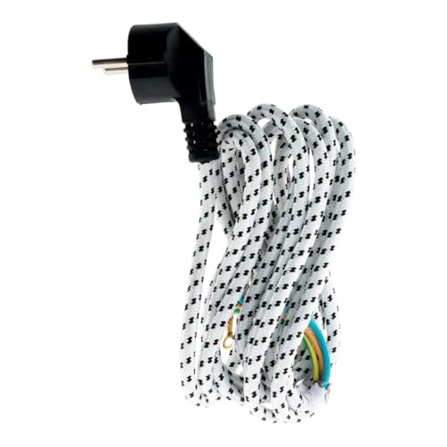 Miniatura 3 de Zenitech - Cable Para Plancha 3g1 - Blanco - Longitud 3 M - Reemplazo Ideal Para Cables Defectuosos - Cable Flexible Y Resistente - Uso Doméstico Fácil - Instalación Rápida Y Segura