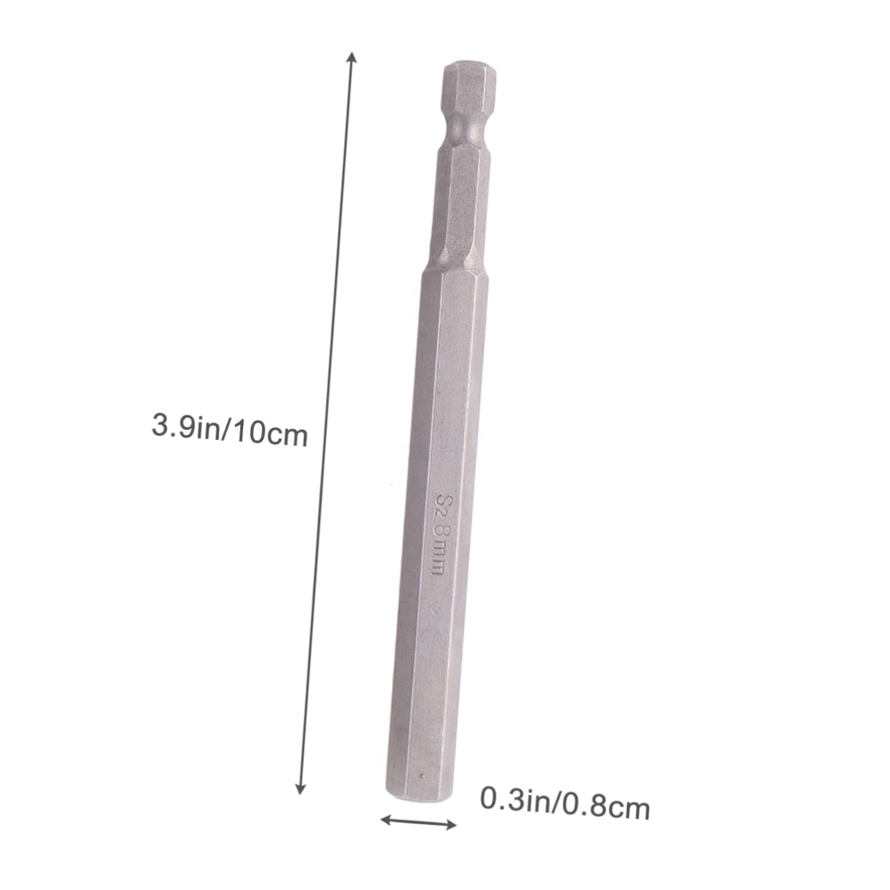Operitacx 3 Set Punta Esagonale Estrattore A Vite Spogliato Magnetico Esagono Cacciavite Estrattore Di Bulloni Rotti Silver 6 Pezzi * 3