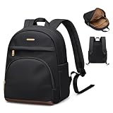 TENSTAR Mini Backpack for Women Stylish Convertible Back Pack Purse, Light Weight Daypack Purses Daily Backpack Cute Bookbag for College Travel, Black