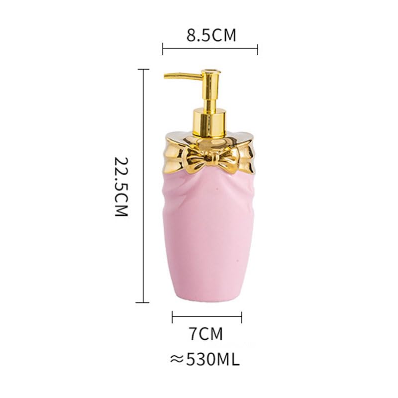 Seifenspender-Flasche mit Pumpe, nordischer Keramik-Seifenspender, Duschgel, Shampoo-Flasche, Hotel, Badezimmerzubehör, modische Handseifenflasche, Lotion-Flasche, Schwarz A