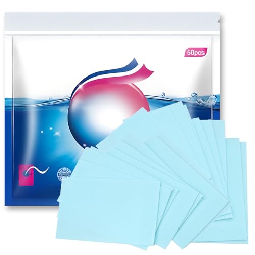 Wave Detersivo in Fogli per Lavatrice, 50 Pezzi, Light Blue