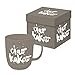Produktbild ReWu Becher Tasse aus Porzellan Ciao Kakao Geschenkverpackung Henkelbecher Kaffebecher Trinkbecher Mug 0,4L