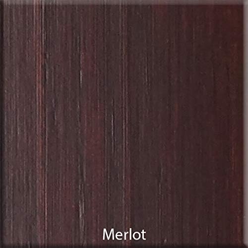 Full-Size Conversion Kit Bed Rails for Sorelle & Lusso Cribs | Multiple Finishes Available - See Description for List of Compatible Cribs (Merlot)