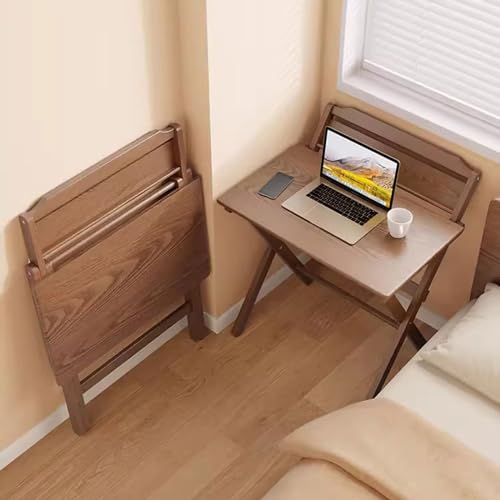 Escritorio plegable para laptop, mesa de escritura portátil que ahorra espacio para estudio en casa, oficina, no requiere montaje