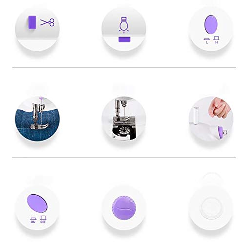 Machine à coudre compacte et électrique avec table pour réussir tous vos ourlets - 2