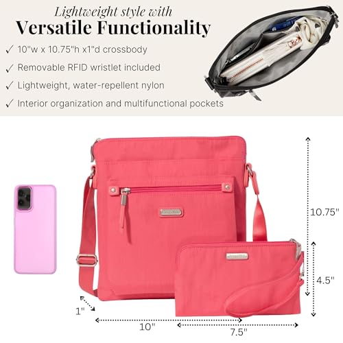Image of Baggallini womens Go Bagg With Rfid Phone Wristlet