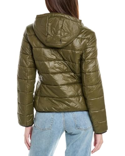 HUGO Women's Light Weight Hooded Puffer Jacket2