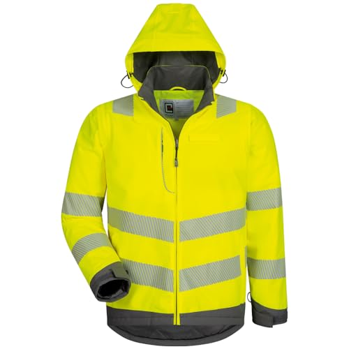 Elysee WARNSCHUTZ 2-in-1 JACKE *ANDOMAR* GELB/GRAU EN ISO 20471 Klasse 3 GRÖSSE M