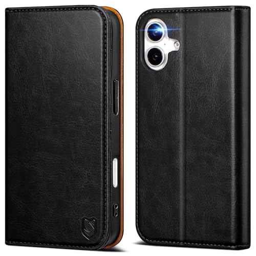 Scutumate Compatible with iPhone 17 Case Wallet with Card Holder [4 Card Slots] Kickstand [RFID Blocking] PU Leather Phone Case Flip Folio Protective Cover TPU Shockproof,for Apple 17 6.3