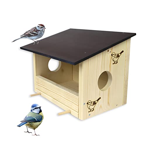 Woidwerk Manufaktur Vogelhaus - Futterstation für Wildvögel von Hand gefertigt in Deutschland Cover