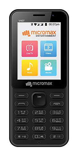 Image of Micromax Bharat 1, V407 (Single Sim 4G), Black