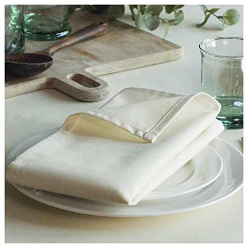 Organic Cotton Napkins - 6 Pack (Cream)