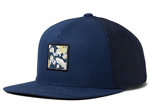 Image of RVCA Men's Trucker Hat, Adjustable Snapback Cap for Streetwear & Skating, Lightweight Breathable All-Day Comfort