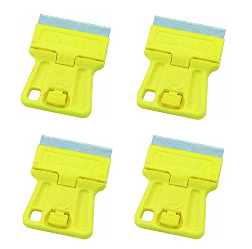 Stanley 28-100 1-3/16" High Visibility Mini Razor blade scraper (4 Pack) image 2