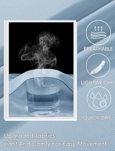 PINSPARK Mens Polo Shirts Short Sleeve Lightweight Moisture Wicking Quick Dry Casual Workout Collared Shirt Plain 3 Pack Set3