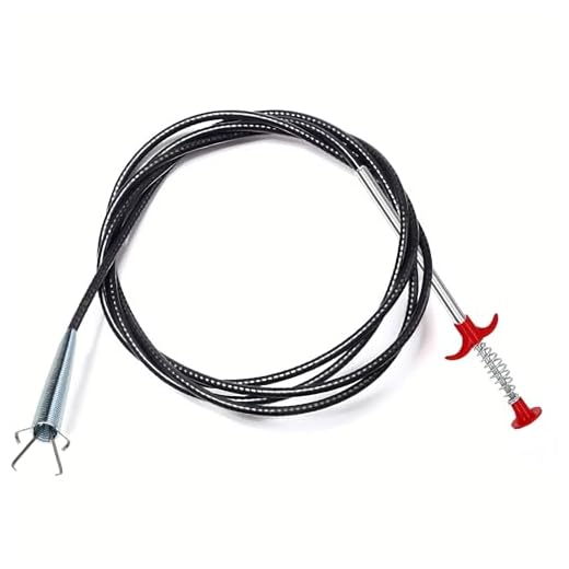 Flexible Grabber Claw Pick Up Reacher Tool With 4 Claws Bendable Hose Pickup Reaching Assist Tool for Litter Pick, Home Sink, Drains, Toilet (79 inch)