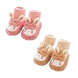 TJCONETJC Baby Toddler Warm Non-skid Sock Shoes Winter Non Slip Floor Slipper for Boys Girls First Walking...