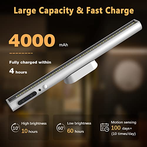 Image of Battery Powered Operated Wall Strip Light with Motion Sensor