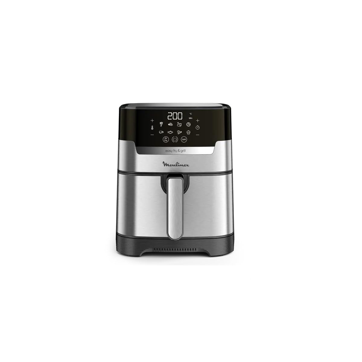 Friteuse sans huile Moulinex YY5138FB Easy Fry et Grill Digital avec Couteau Tefal 1400 W Inox