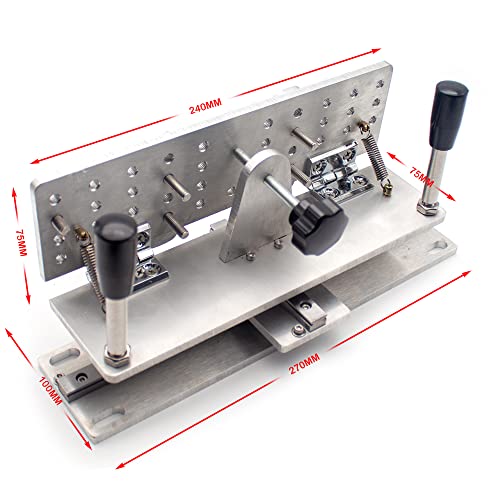 Double Slide Rail Knife Sharpener Jig Belt Sander Knife Jig Sharpening Locator Adjustable DIY Handheld Knife Sharpening Clip