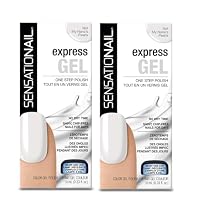 SensatioNail Express Gel Polish, Not My Nanas Pearls, 0.33 Ounce Pack of 2