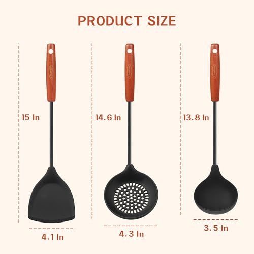 FJNATINH Silicone Wok Tools Set