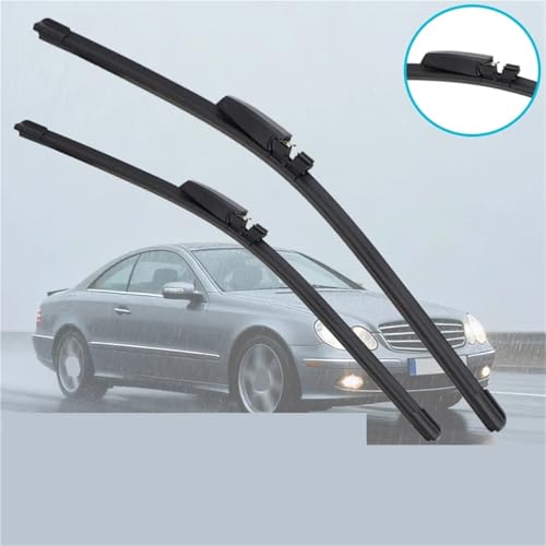 Balais d'essuie-glace auto de qualité pour Benz CLK 2002-2009. Résistance extrême - 2