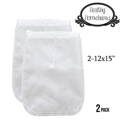 Mesh Strainer Bags for Almond, Cashew Nut Milks, Cold Brew Coffee, Homemade Greek
