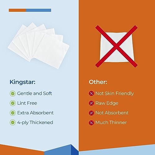 image for K Kingstar Kingstar Sterile Nonwoven Gauze Pads, 4