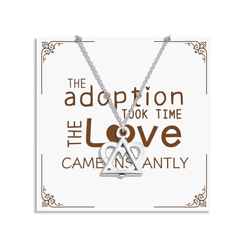 Image of LZ EMOTION Natural Stone Adoption Bracelet Adoption Jewelry with Adoption Symbol Adoption Day Gifts for Adoptive Parents Gotcha Day Gift, Thank You Gifts