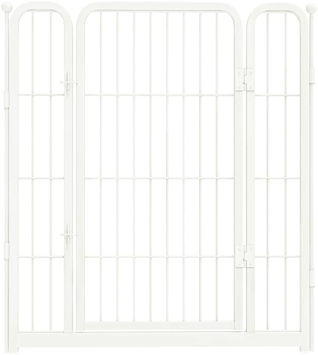 FXW Add-On Gate Panel for Indoor Dog Playpen, 80cm(H), White, Patented