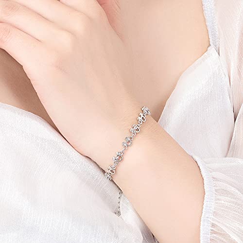 Fashion Cute Mickey Bracelet for Women 925 Sterling Silver Adjustable Charm Jewelry Gift Birthday Gift For Women Wife Her4