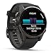 Garmin Fenix 8 AMOLED Sapphire (43mm, Carbon Gray DLC Titanium) Multisport GPS Smartwatch Gift Box Bundle - 1.3