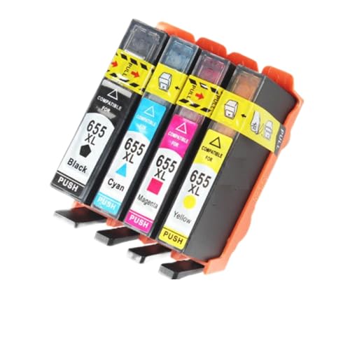 Compatibile con la cartuccia dinchiostro 655 progettata per luso con la serie Deskjet Ink Advantage 3525 4615 4625 5525 6520 6525 e altro ancora1 Set