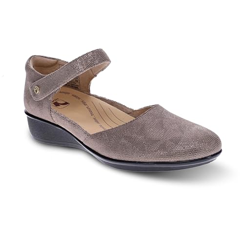 Image of Revere Osaka Mary Jane - Premium Leather - Orthotic-Friendly Removable Insoles - Adjustable Strap - Arch Support - Stylish Wedges for All-Day Comfort